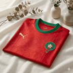 Maillot Maroc CAN 2025 - Rouge Héritage