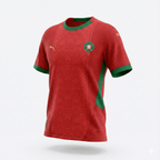 Maillot Maroc CAN 2025 - Rouge Héritage
