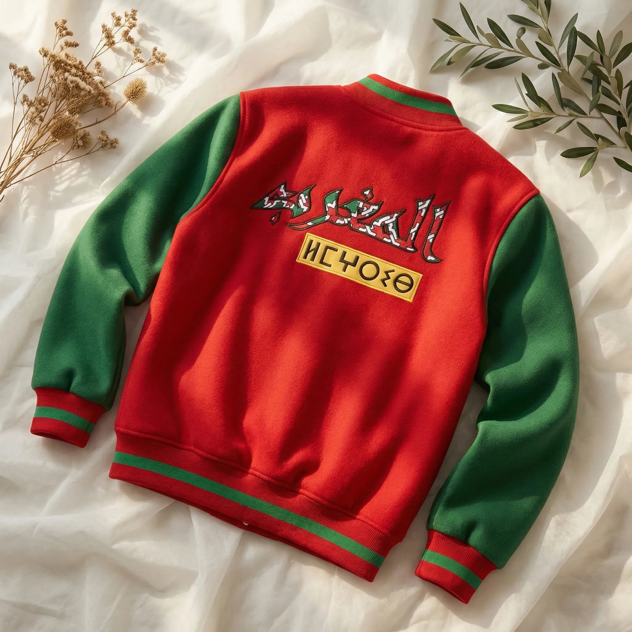 Veste Teddy Maroc "Lions de l'Atlas" – Édition Premium